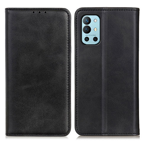 Funda de Cuero Cartera con Soporte Carcasa A02D para OnePlus 9R 5G Negro