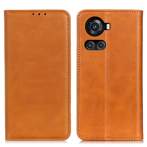 Funda de Cuero Cartera con Soporte Carcasa A02D para OnePlus Ace 5G Marron Claro