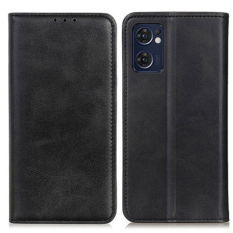 Funda de Cuero Cartera con Soporte Carcasa A02D para OnePlus Nord CE 2 5G Negro