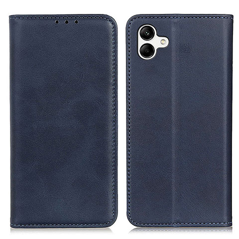 Funda de Cuero Cartera con Soporte Carcasa A02D para Samsung Galaxy A04 4G Azul