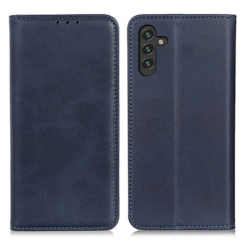 Funda de Cuero Cartera con Soporte Carcasa A02D para Samsung Galaxy A04s Azul