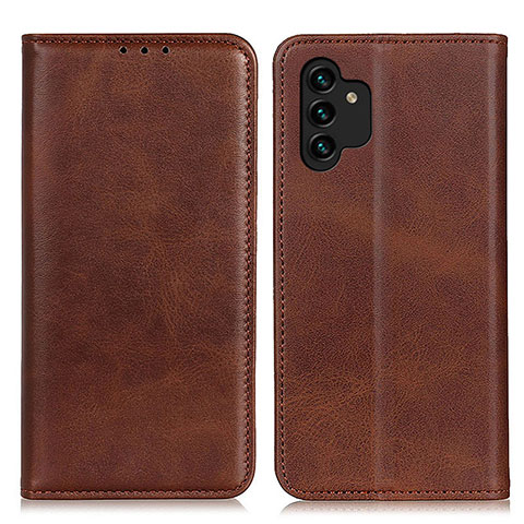 Funda de Cuero Cartera con Soporte Carcasa A02D para Samsung Galaxy A13 4G Marron