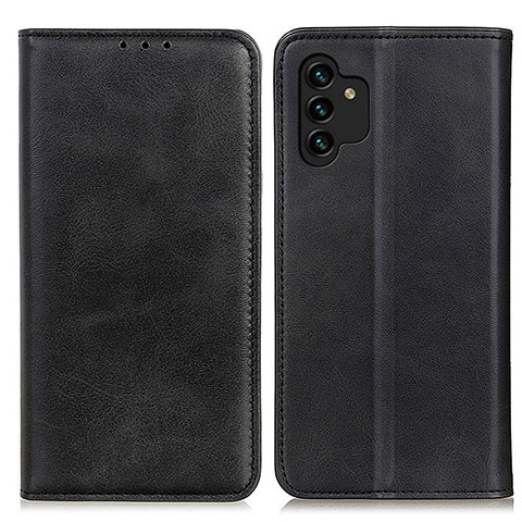 Funda de Cuero Cartera con Soporte Carcasa A02D para Samsung Galaxy A13 4G Negro