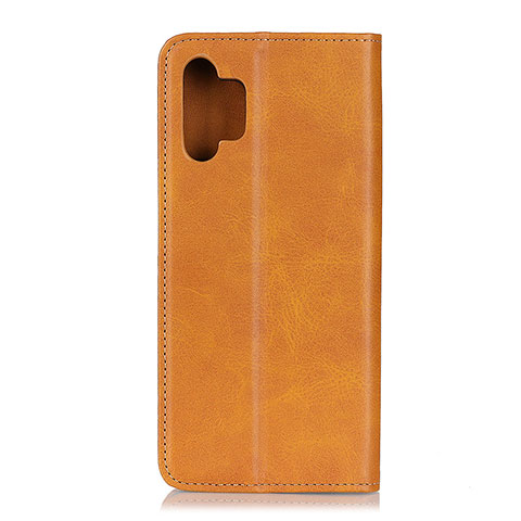 Funda de Cuero Cartera con Soporte Carcasa A02D para Samsung Galaxy A32 4G Marron Claro