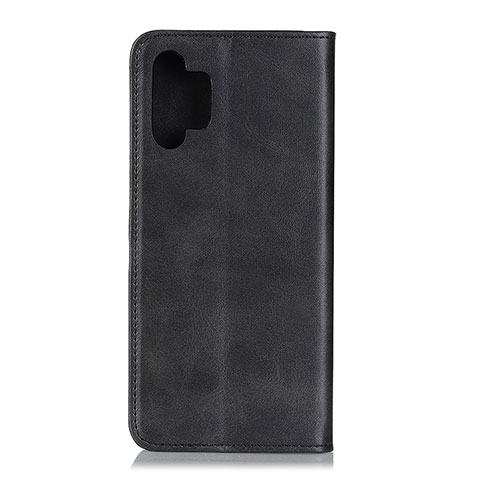 Funda de Cuero Cartera con Soporte Carcasa A02D para Samsung Galaxy A32 4G Negro