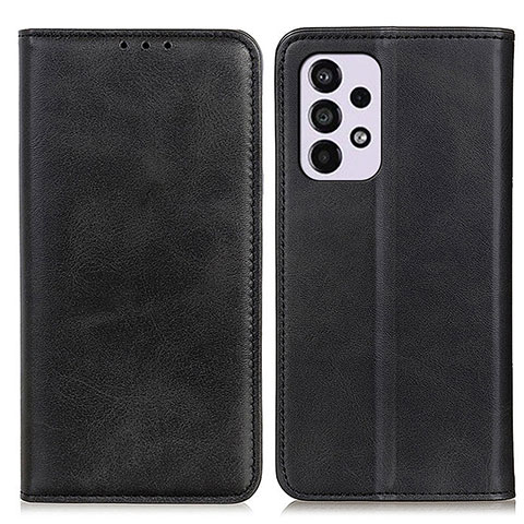 Funda de Cuero Cartera con Soporte Carcasa A02D para Samsung Galaxy A33 5G Negro