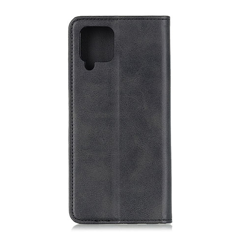 Funda de Cuero Cartera con Soporte Carcasa A02D para Samsung Galaxy A42 5G Negro