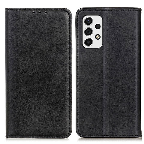 Funda de Cuero Cartera con Soporte Carcasa A02D para Samsung Galaxy A53 5G Negro