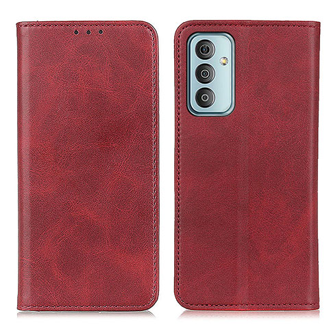 Funda de Cuero Cartera con Soporte Carcasa A02D para Samsung Galaxy M23 5G Rojo