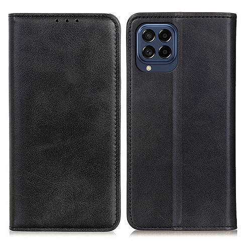 Funda de Cuero Cartera con Soporte Carcasa A02D para Samsung Galaxy M53 5G Negro