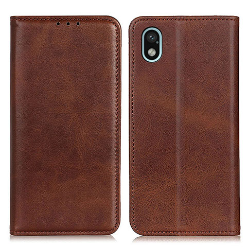 Funda de Cuero Cartera con Soporte Carcasa A02D para Sony Xperia Ace III Marron