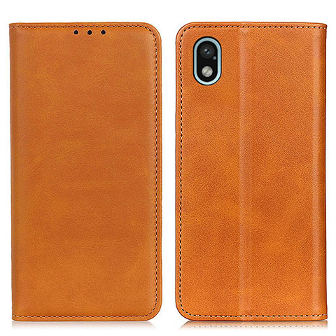 Funda de Cuero Cartera con Soporte Carcasa A02D para Sony Xperia Ace III Marron Claro