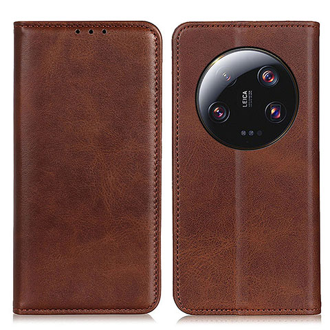 Funda de Cuero Cartera con Soporte Carcasa A02D para Xiaomi Mi 13 Ultra 5G Marron