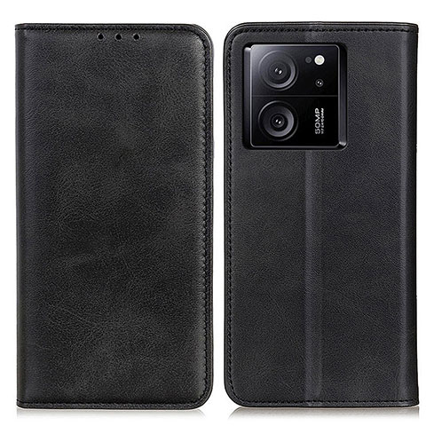 Funda de Cuero Cartera con Soporte Carcasa A02D para Xiaomi Mi 13T 5G Negro