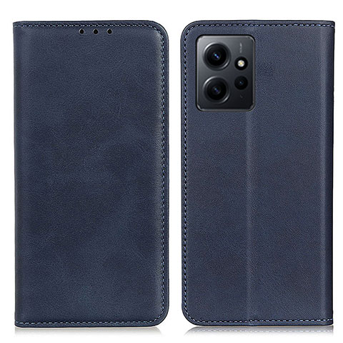 Funda de Cuero Cartera con Soporte Carcasa A02D para Xiaomi Redmi Note 12 4G Azul