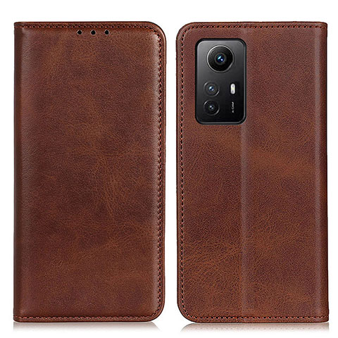 Funda de Cuero Cartera con Soporte Carcasa A02D para Xiaomi Redmi Note 12S Marron