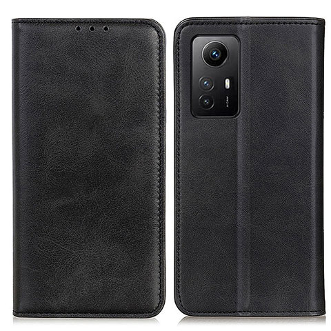 Funda de Cuero Cartera con Soporte Carcasa A02D para Xiaomi Redmi Note 12S Negro