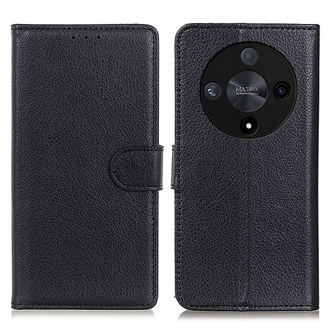 Funda de Cuero Cartera con Soporte Carcasa A03D para Huawei Honor Magic6 Lite 5G Negro