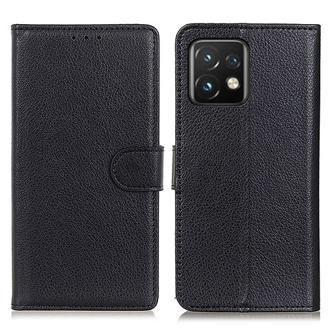 Funda de Cuero Cartera con Soporte Carcasa A03D para Motorola Moto X40 5G Negro