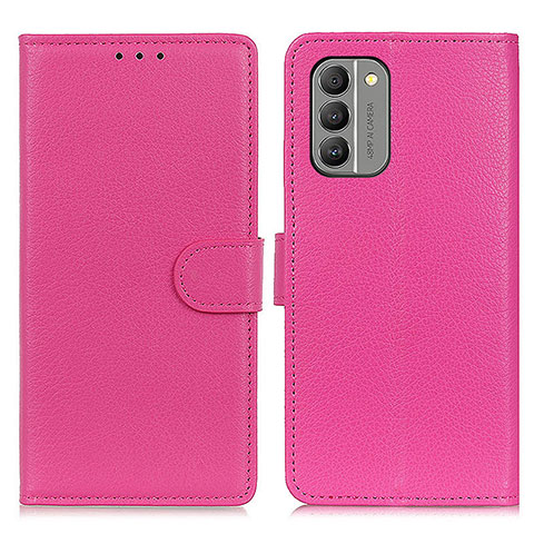 Funda de Cuero Cartera con Soporte Carcasa A03D para Nokia G400 5G Morado