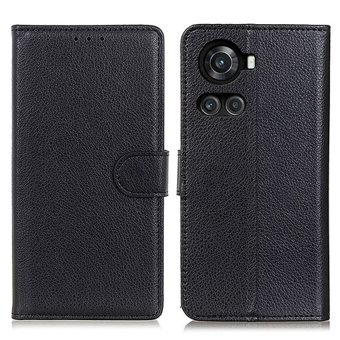 Funda de Cuero Cartera con Soporte Carcasa A03D para OnePlus 10R 5G Negro