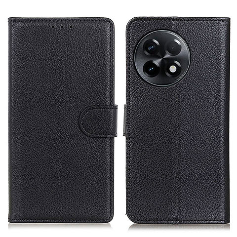 Funda de Cuero Cartera con Soporte Carcasa A03D para OnePlus 11R 5G Negro