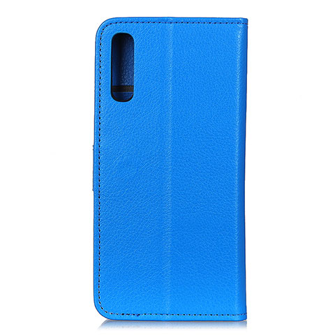 Funda de Cuero Cartera con Soporte Carcasa A03D para Samsung Galaxy A02 Azul Cielo