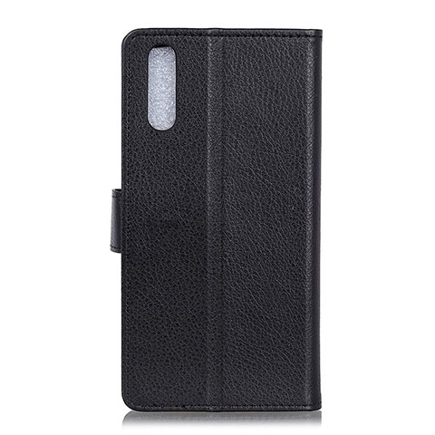 Funda de Cuero Cartera con Soporte Carcasa A03D para Samsung Galaxy A02 Negro