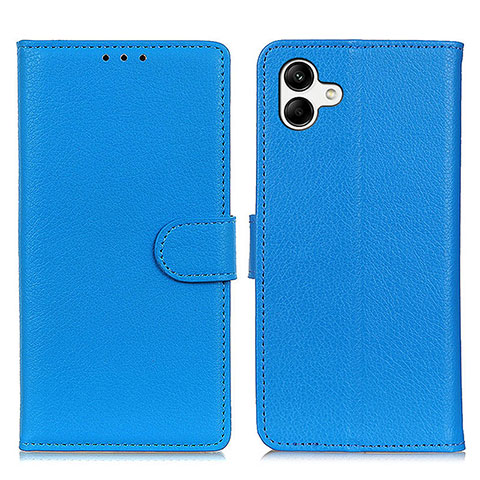 Funda de Cuero Cartera con Soporte Carcasa A03D para Samsung Galaxy A04 4G Azul Cielo