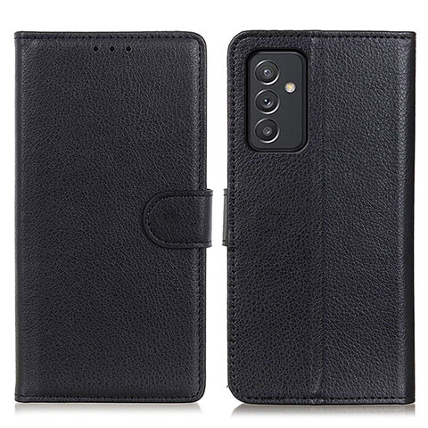 Funda de Cuero Cartera con Soporte Carcasa A03D para Samsung Galaxy A15 4G Negro