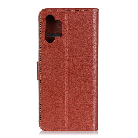 Funda de Cuero Cartera con Soporte Carcasa A03D para Samsung Galaxy A32 4G Marron