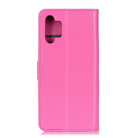 Funda de Cuero Cartera con Soporte Carcasa A03D para Samsung Galaxy A32 4G Rosa Roja