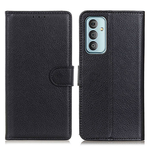 Funda de Cuero Cartera con Soporte Carcasa A03D para Samsung Galaxy F23 5G Negro