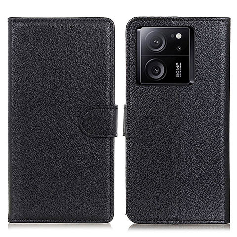 Funda de Cuero Cartera con Soporte Carcasa A03D para Xiaomi Mi 13T Pro 5G Negro