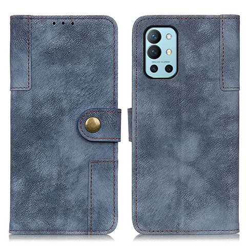 Funda de Cuero Cartera con Soporte Carcasa A04D para OnePlus 9R 5G Azul