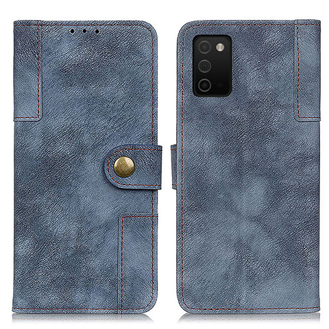 Funda de Cuero Cartera con Soporte Carcasa A04D para Samsung Galaxy A02s Azul