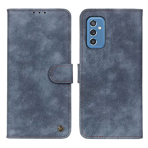 Funda de Cuero Cartera con Soporte Carcasa A04D para Samsung Galaxy M52 5G Azul