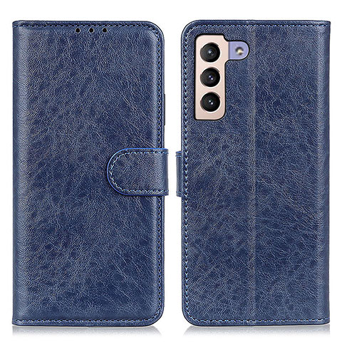 Funda de Cuero Cartera con Soporte Carcasa A04D para Samsung Galaxy S21 FE 5G Azul