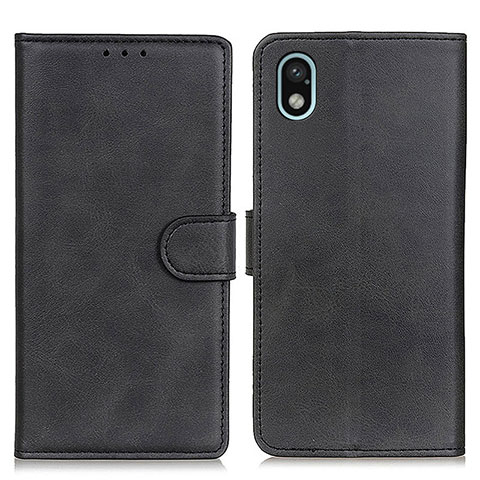 Funda de Cuero Cartera con Soporte Carcasa A04D para Sony Xperia Ace III Negro