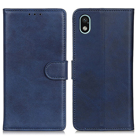 Funda de Cuero Cartera con Soporte Carcasa A04D para Sony Xperia Ace III SOG08 Azul