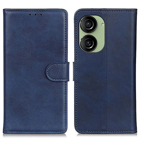 Funda de Cuero Cartera con Soporte Carcasa A05D para Asus ZenFone 10 Azul