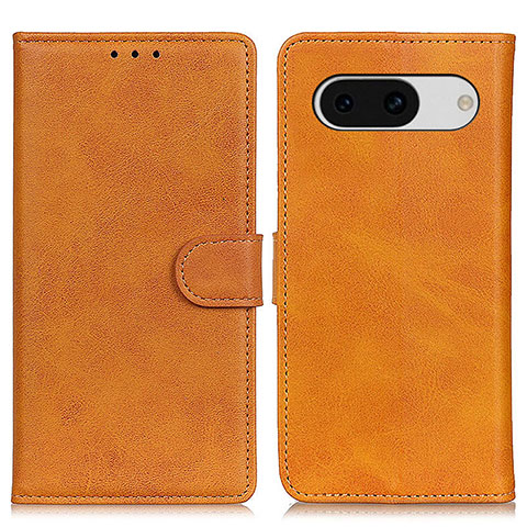 Funda de Cuero Cartera con Soporte Carcasa A05D para Google Pixel 8a 5G Marron