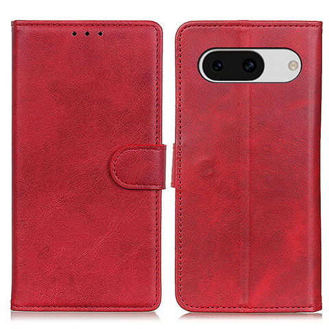 Funda de Cuero Cartera con Soporte Carcasa A05D para Google Pixel 8a 5G Rojo