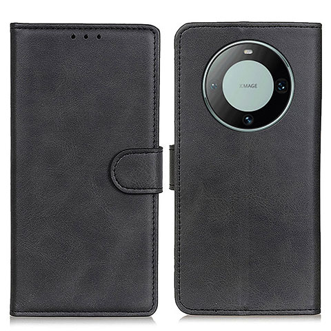 Funda de Cuero Cartera con Soporte Carcasa A05D para Huawei Mate 60 Negro