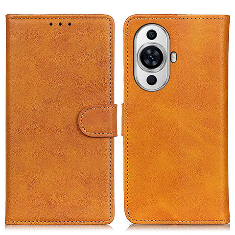 Funda de Cuero Cartera con Soporte Carcasa A05D para Huawei Nova 11 Marron