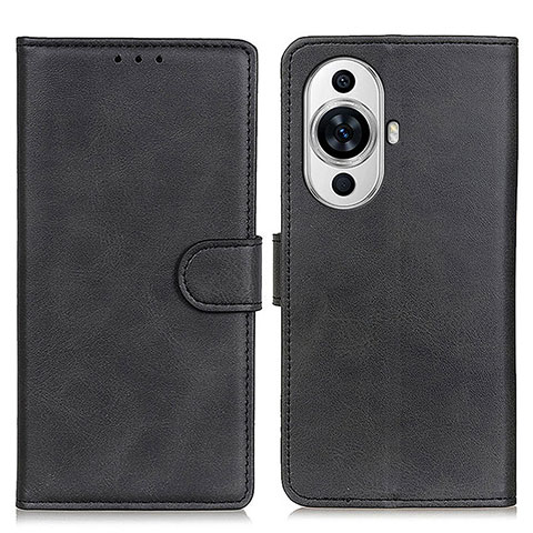 Funda de Cuero Cartera con Soporte Carcasa A05D para Huawei Nova 11 Negro