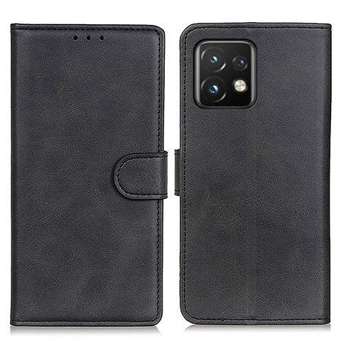 Funda de Cuero Cartera con Soporte Carcasa A05D para Motorola Moto Edge Plus (2023) 5G Negro