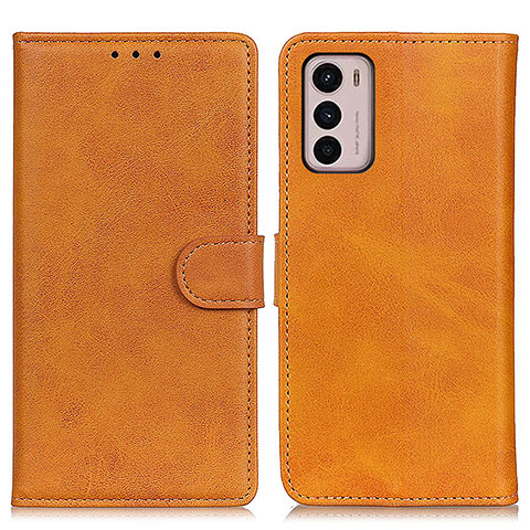 Funda de Cuero Cartera con Soporte Carcasa A05D para Motorola Moto G42 Marron