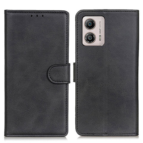 Funda de Cuero Cartera con Soporte Carcasa A05D para Motorola Moto G53y 5G Negro