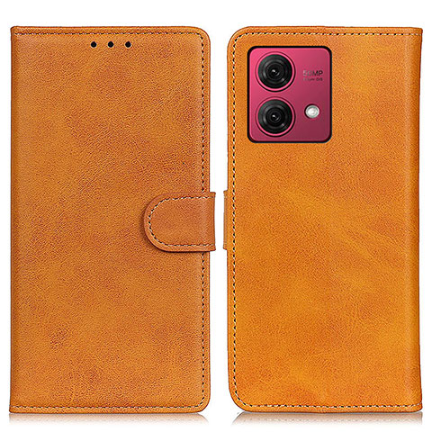 Funda de Cuero Cartera con Soporte Carcasa A05D para Motorola Moto G84 5G  Marron